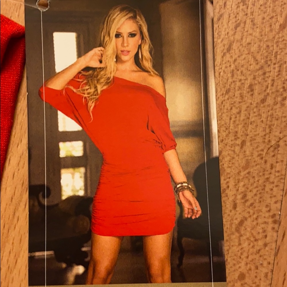 Sexy red dress
